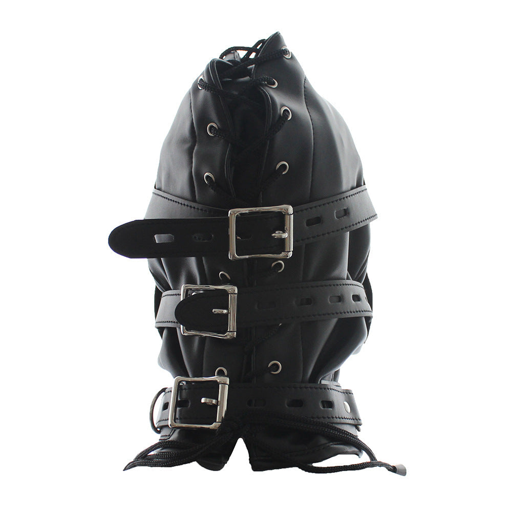 Bondage Face Mask BDSM Gag Dildo