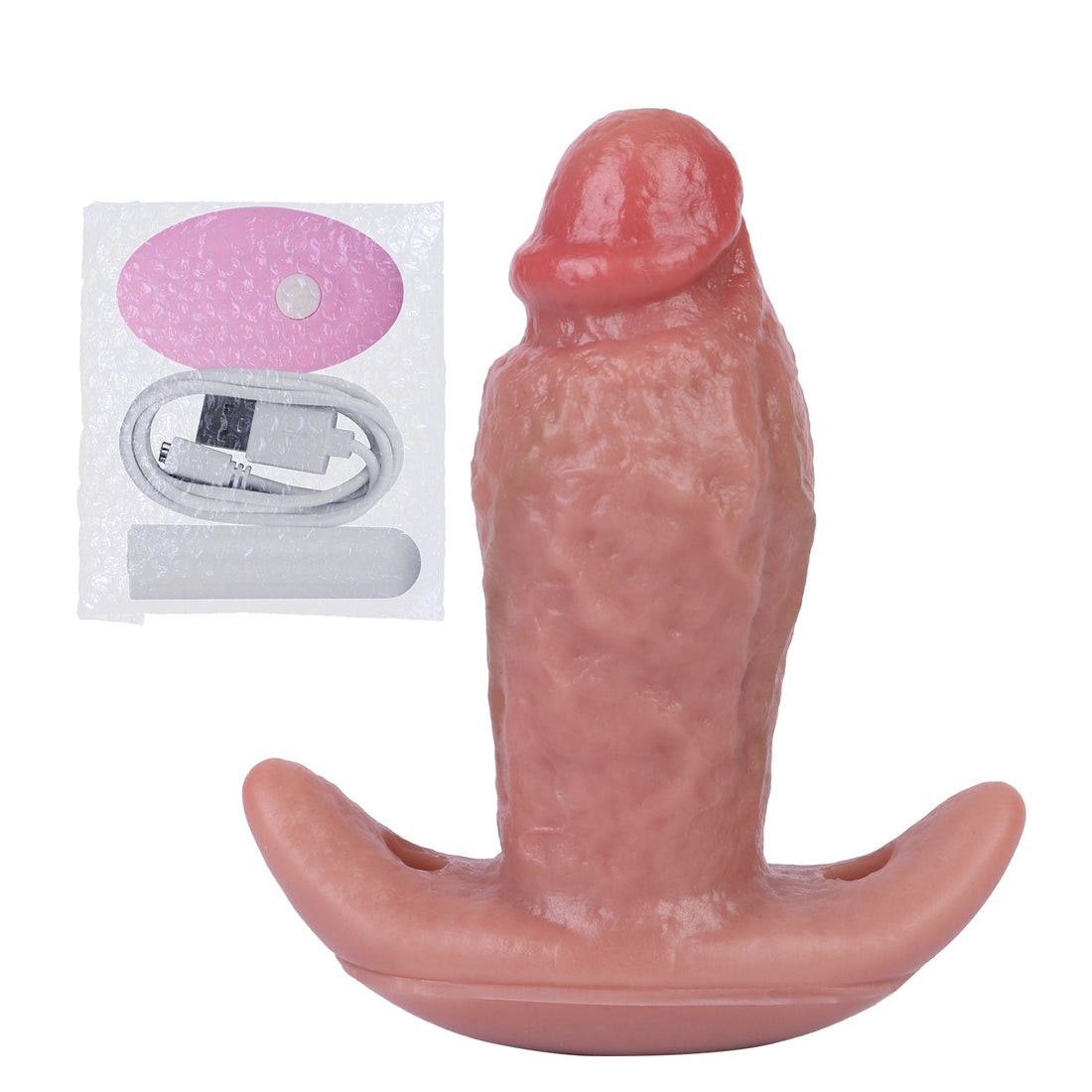 Realistische Multifunctionele Siliconen Vibrerende Buttplug
