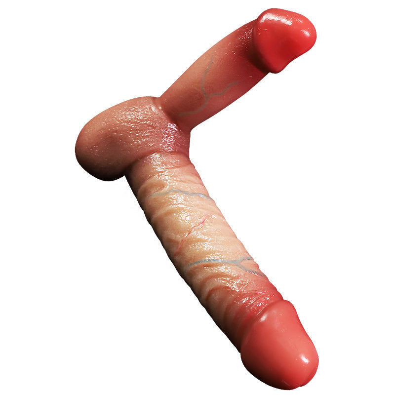 Realistische Strapless Dubbele Dildo Voor Silicone 23cm