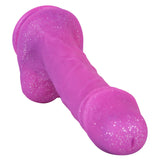 Afbeelding in Gallery-weergave laden, 8,26 inch siliconen glitterpaarse dildo