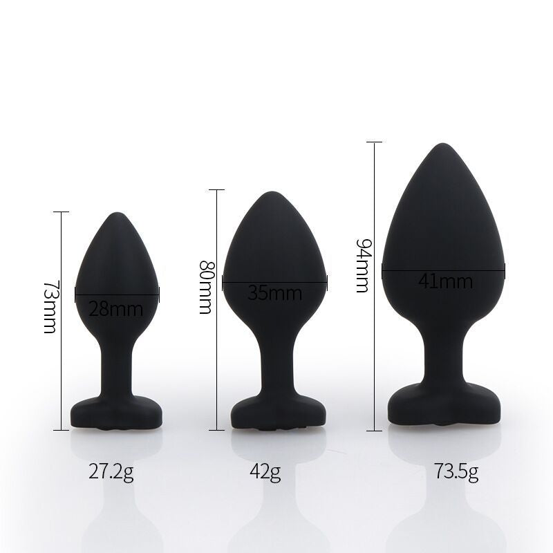 Siliconen Buttplug Set Voor Beginners Zachte Pasvorm
