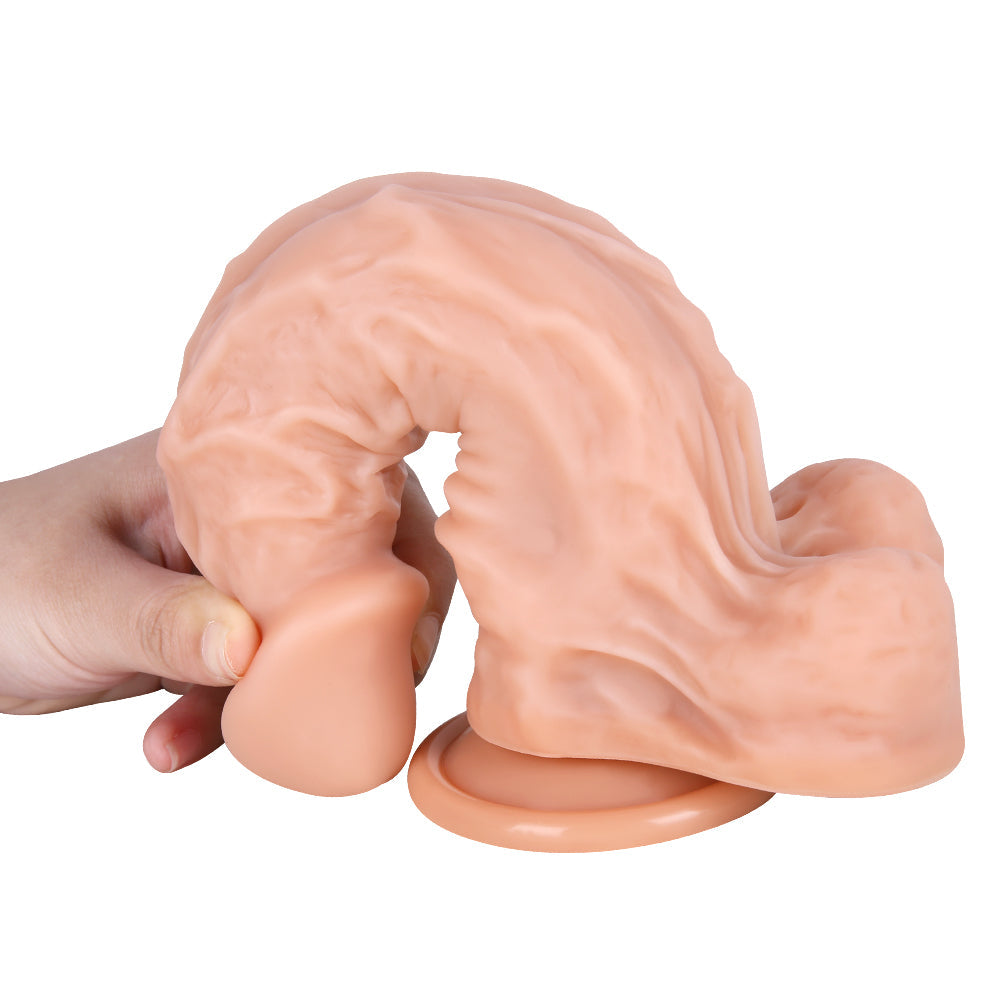 Realistische Getextureerde Anal Strap On Dildo