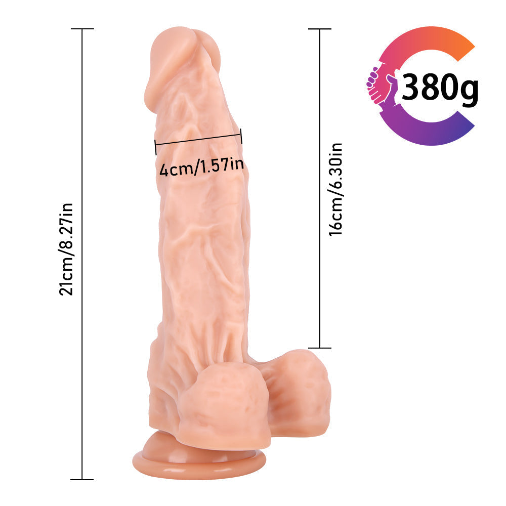 Realistische Getextureerde Anal Strap On Dildo