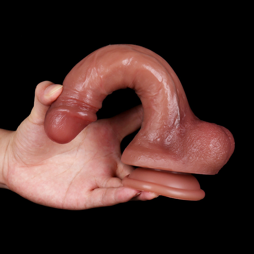 Anatomische Strapon Dildo Met Harnas 21 cm