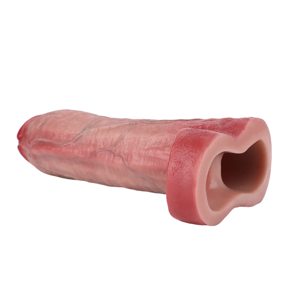20 cm Silicone Vibrerende Realistic Peni sleeve
