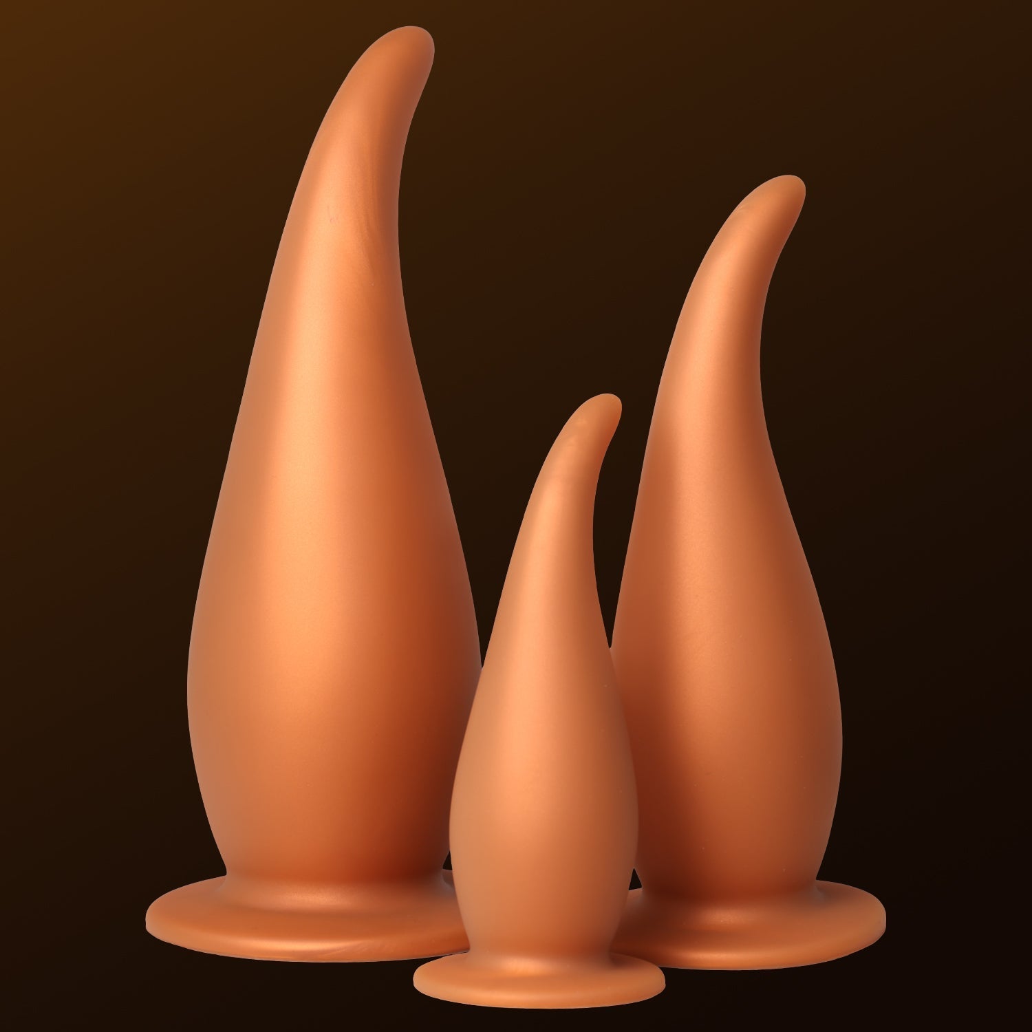 Gouden Siliconen Grote P-Spot Buttplug