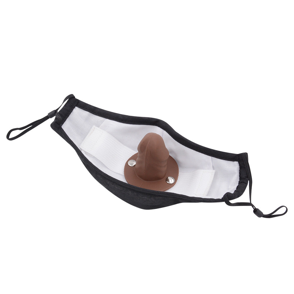 Discreet BDSM Face DildoGag Masker