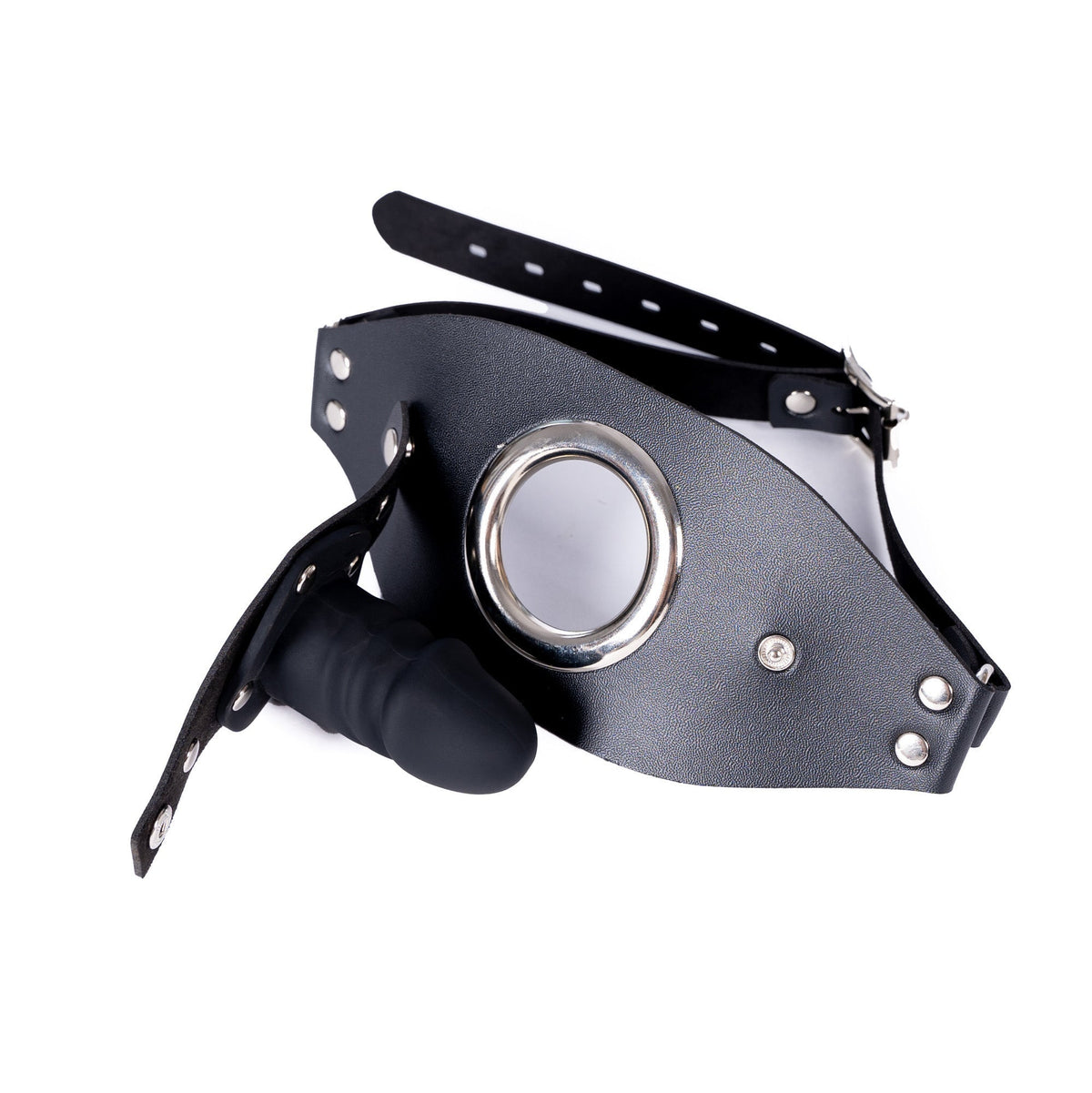 BDSM Removable Hood 2 Inch Dildo Gag
