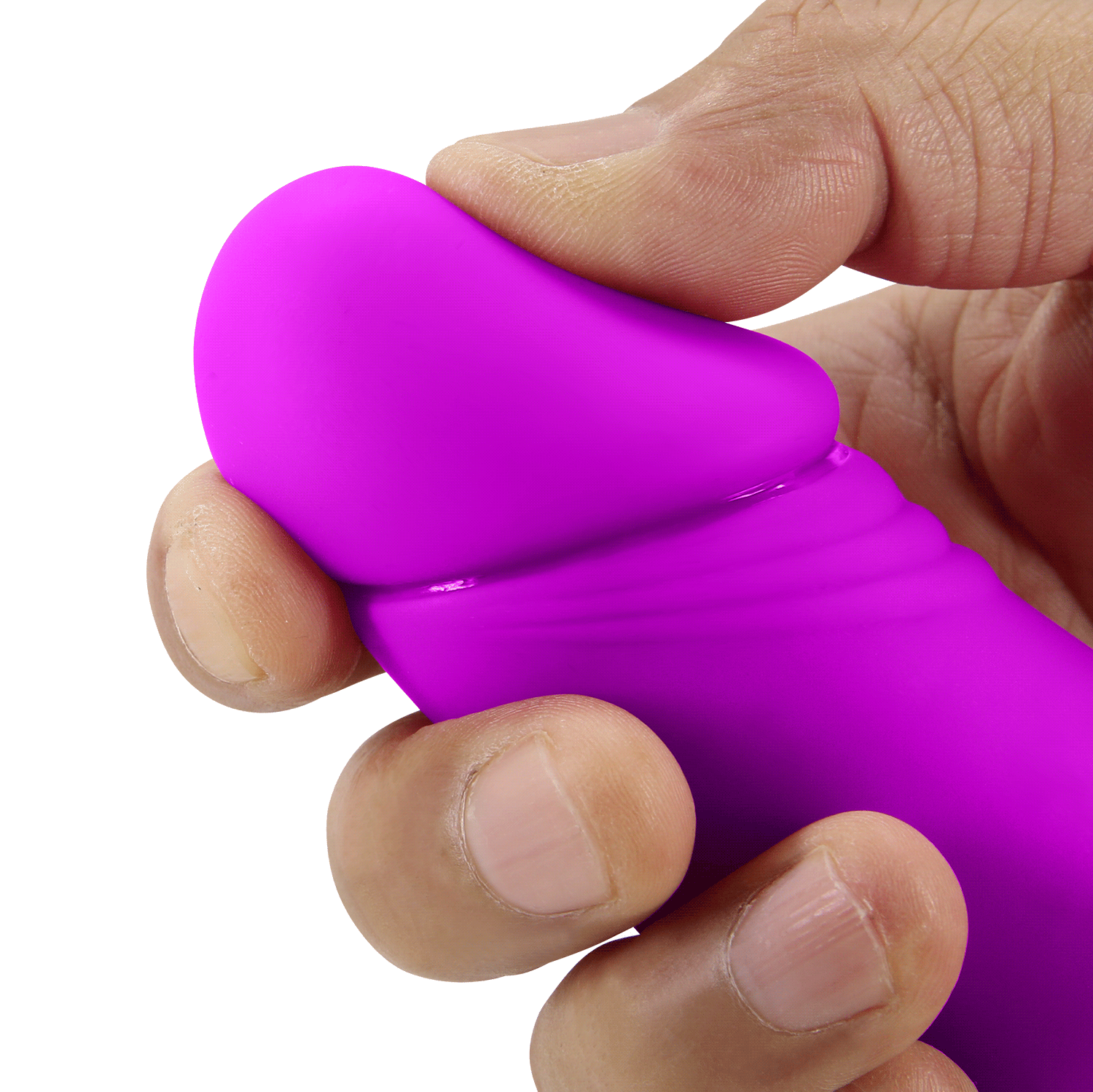 Dubbele Strapless Dildo Met Vibrerende Rabbit Stimulator
