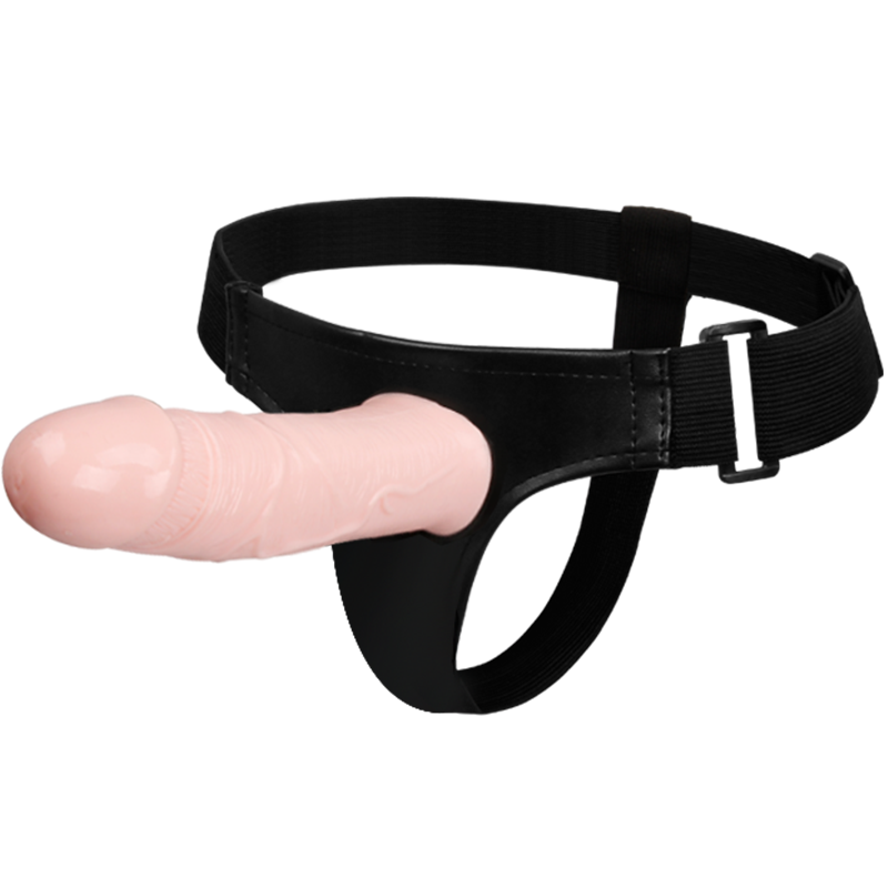 Vibrerende Hollow Strap On Dildo Voor Mannen