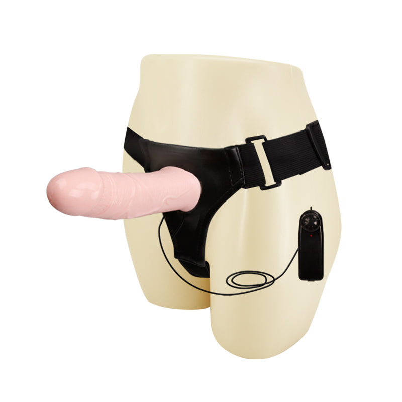Vibrerende Hollow Strap On Dildo Voor Mannen