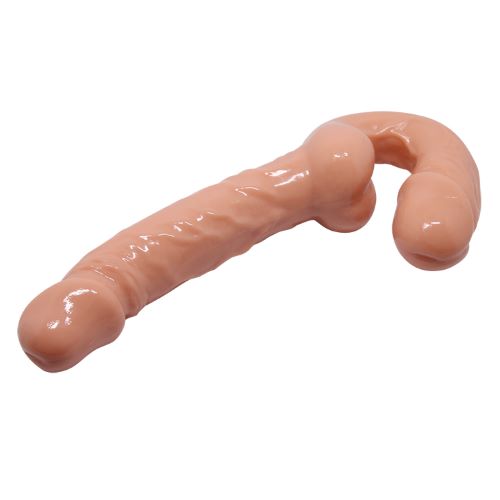 Realistische Dildo Strapless Strapon met Dubbele Uiteinden