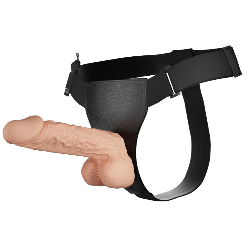 24cm Vac-U-Lock Vibrator Strapon Dildo