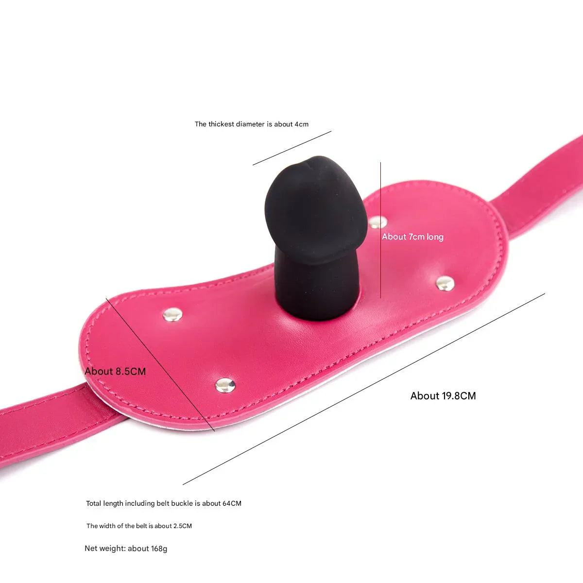 Bondage Mouth Leather Dildo Gag Beginner