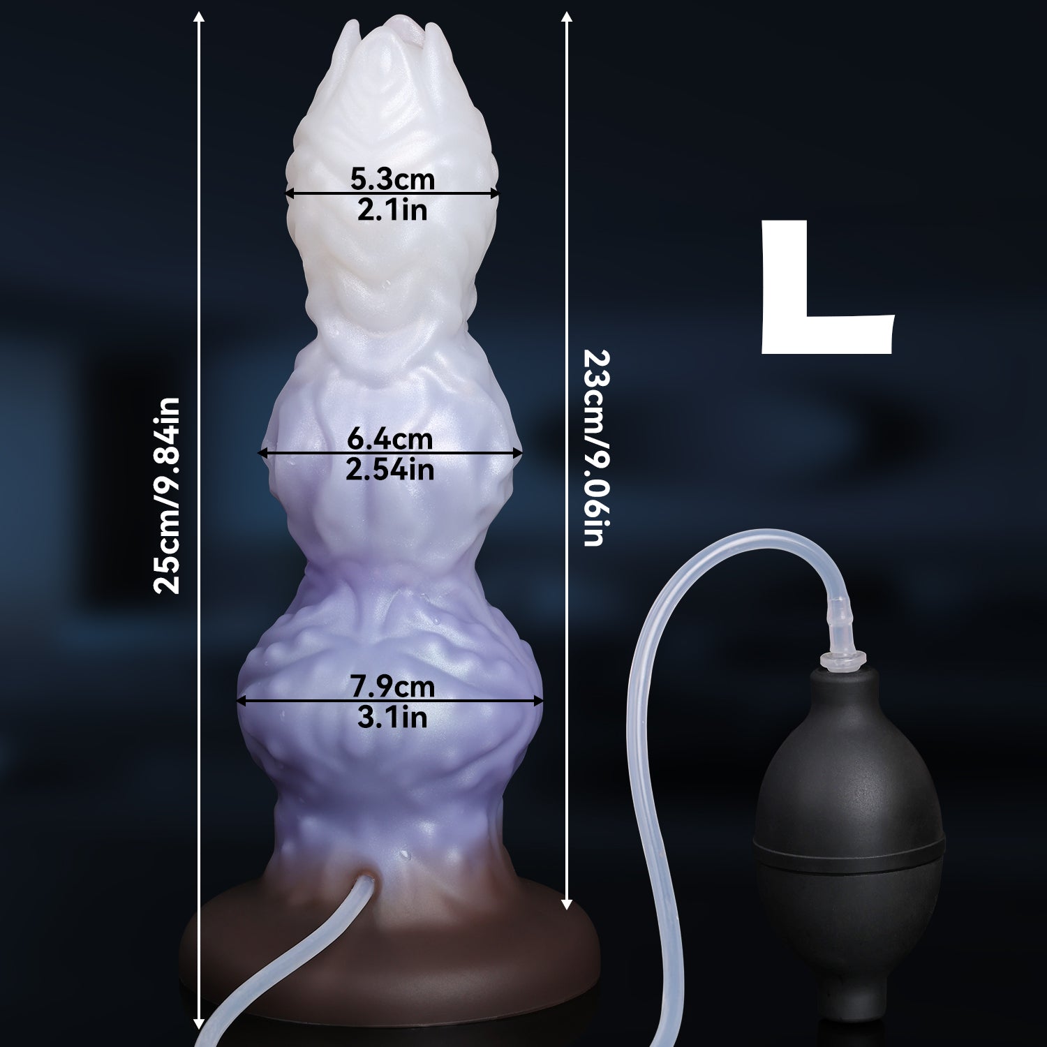 Alien Dildo Knot Textured Egg Spray Fantasy