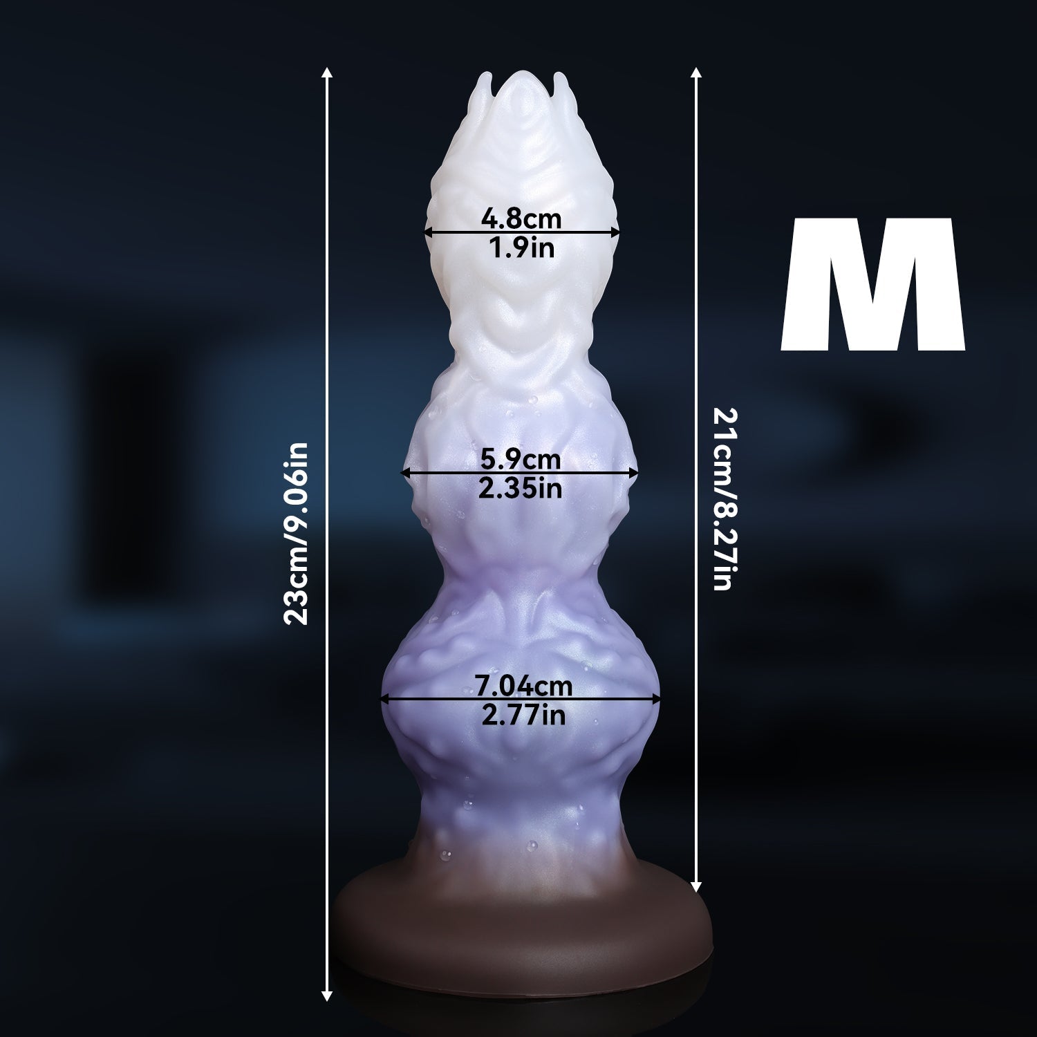 Alien Dildo Knot Textured Egg Spray Fantasy