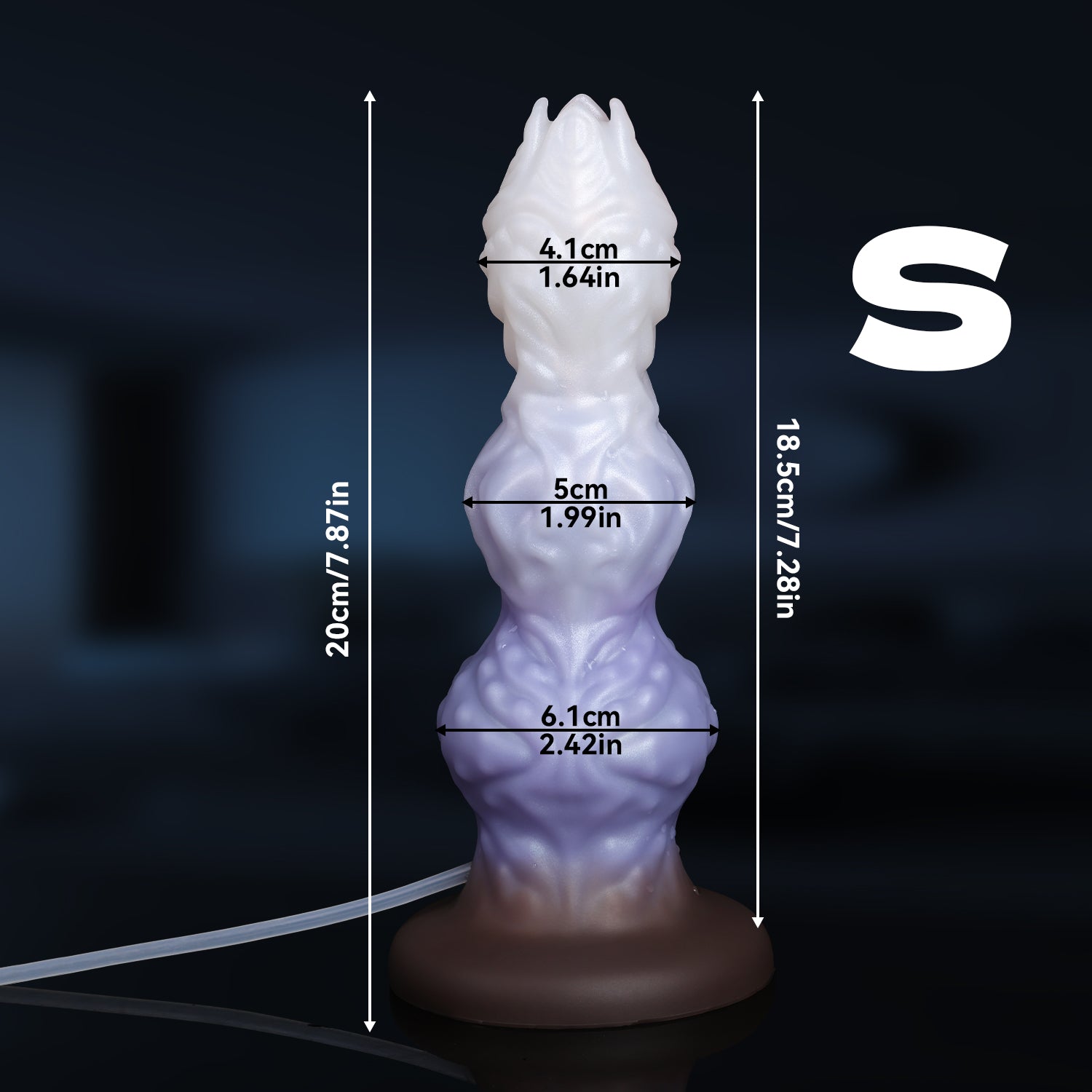 Alien Dildo Knot Textured Egg Spray Fantasy