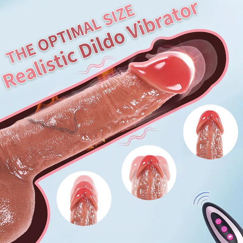 20cm Stotende Squirting dildo Met Vibratie