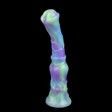 9 Inch Knot Slim Light up Horse Dildo