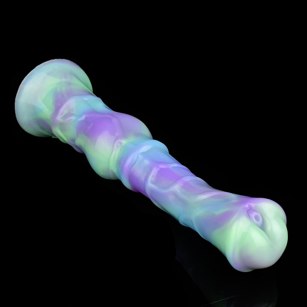 9 Inch Knot Slim Light up Horse Dildo