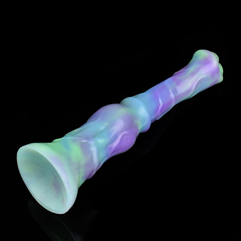 9 Inch Knot Slim Light up Horse Dildo