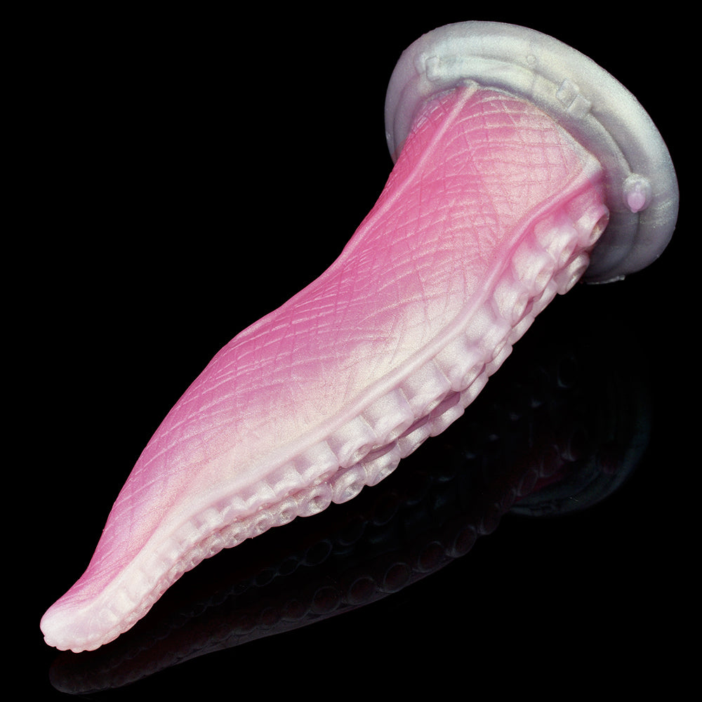 Roze dildo 23 cm Tenticle Anal Monster