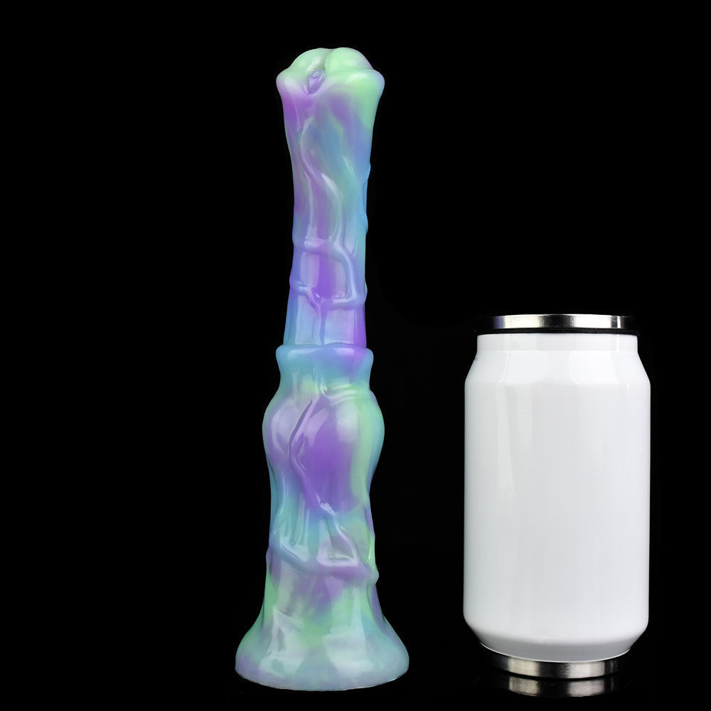 9 Inch Knot Slim Light up Horse Dildo