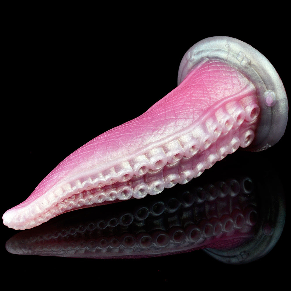 Roze dildo 23 cm Tenticle Anal Monster