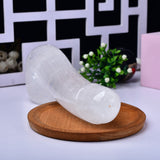 画像をギャラリー ビューアにロード Witte Jade Kwarts Kristal Penis Dildo