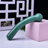 画像をギャラリー ビューアにロード Groene Aventurijn Curve Kristal Dildo