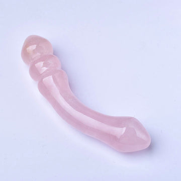 Roze Aventurijn Anaal Dildo Glad Natuursteen