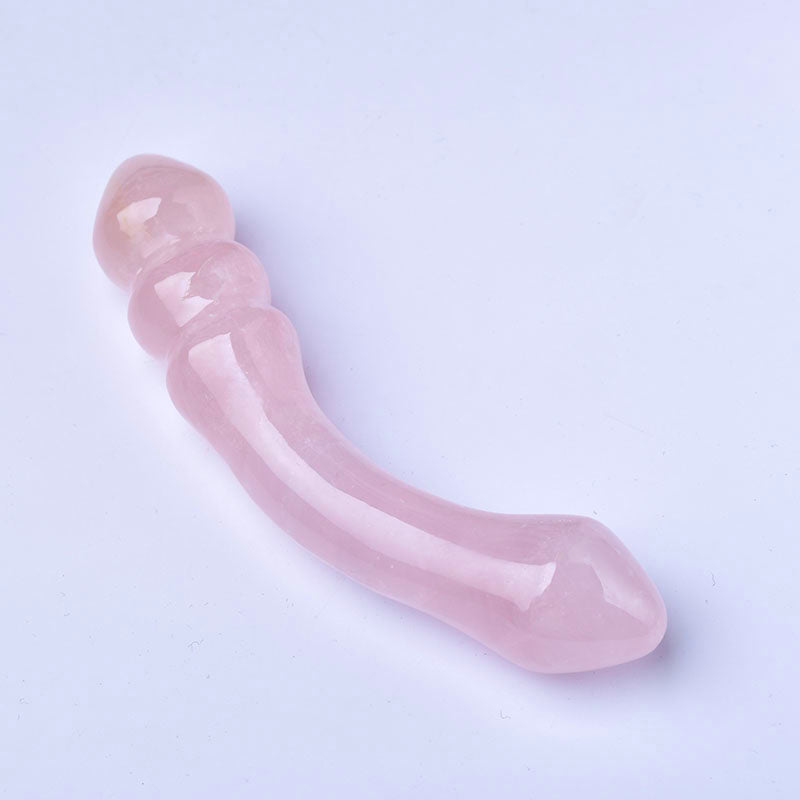 Roze Aventurijn Anaal Dildo Glad Natuursteen