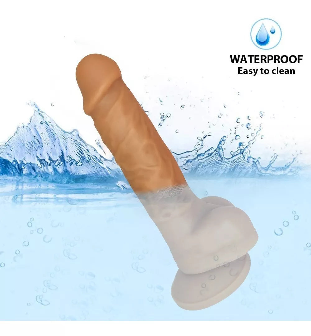 16 cm Realistische Dual Density Siliconen Dildo