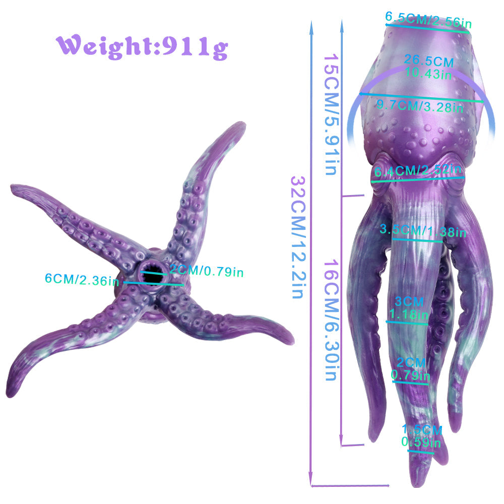 Purple Octopus Alien Male Masturbator Fleshlight