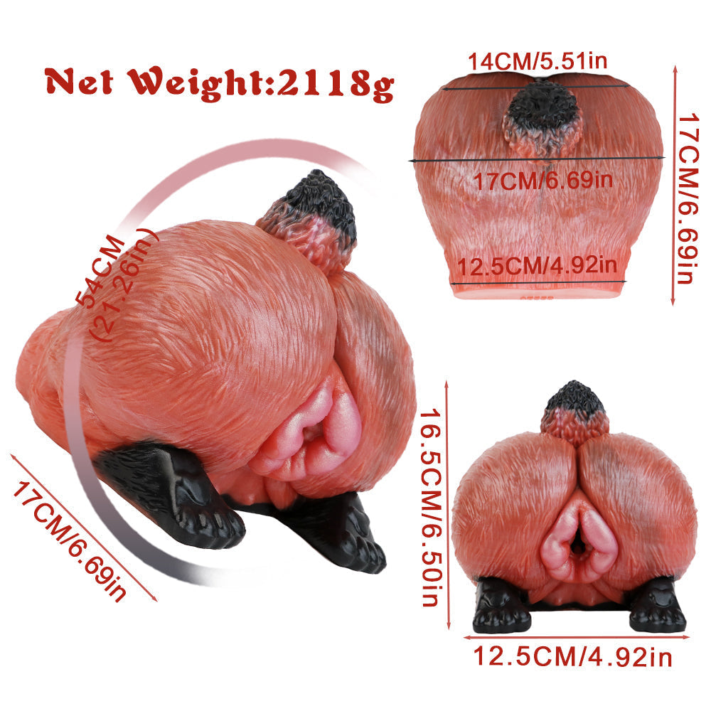 Vos Masturbator Pocket Pussy Met Realistische Dieren Details
