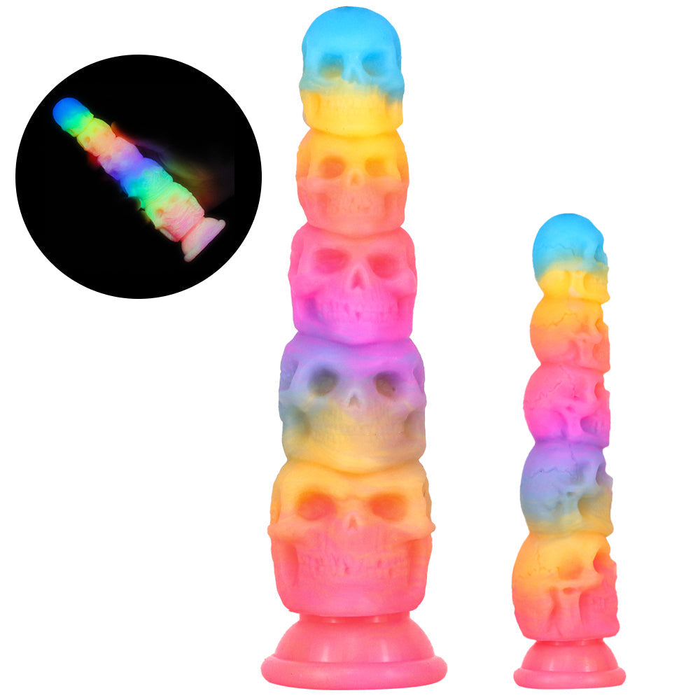 Glow in the Dark Schedel Anal Dildo