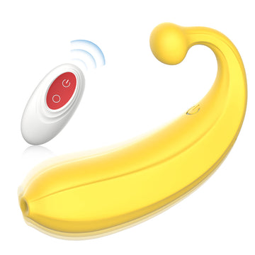 Mini Banana Vibrator With Remote Control