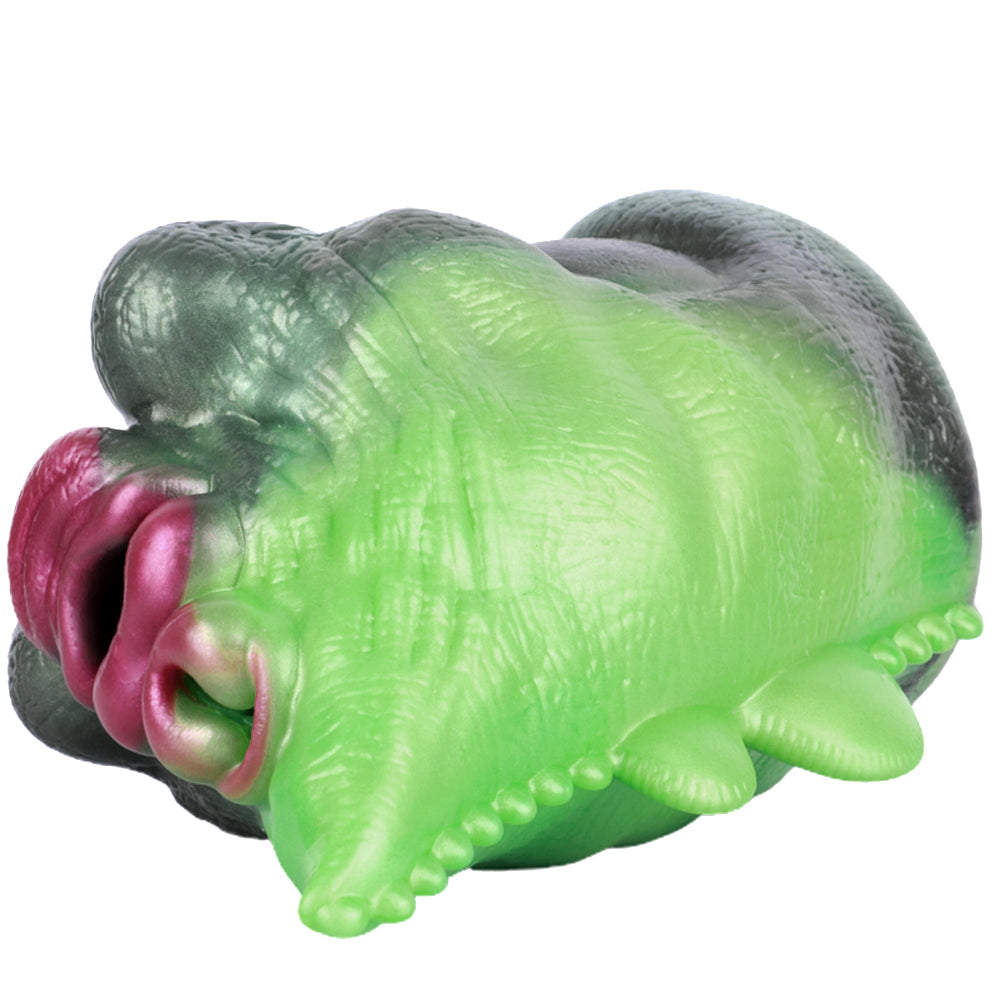 Fantasy Creature Pocket Pussy Green Dual Channel