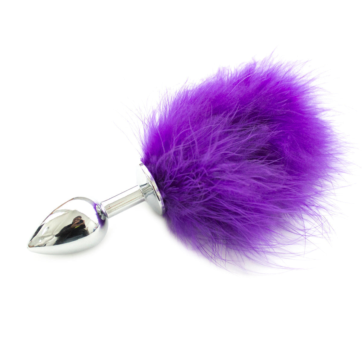 Small Bunny Tail Metal Butt Plug Fantasy