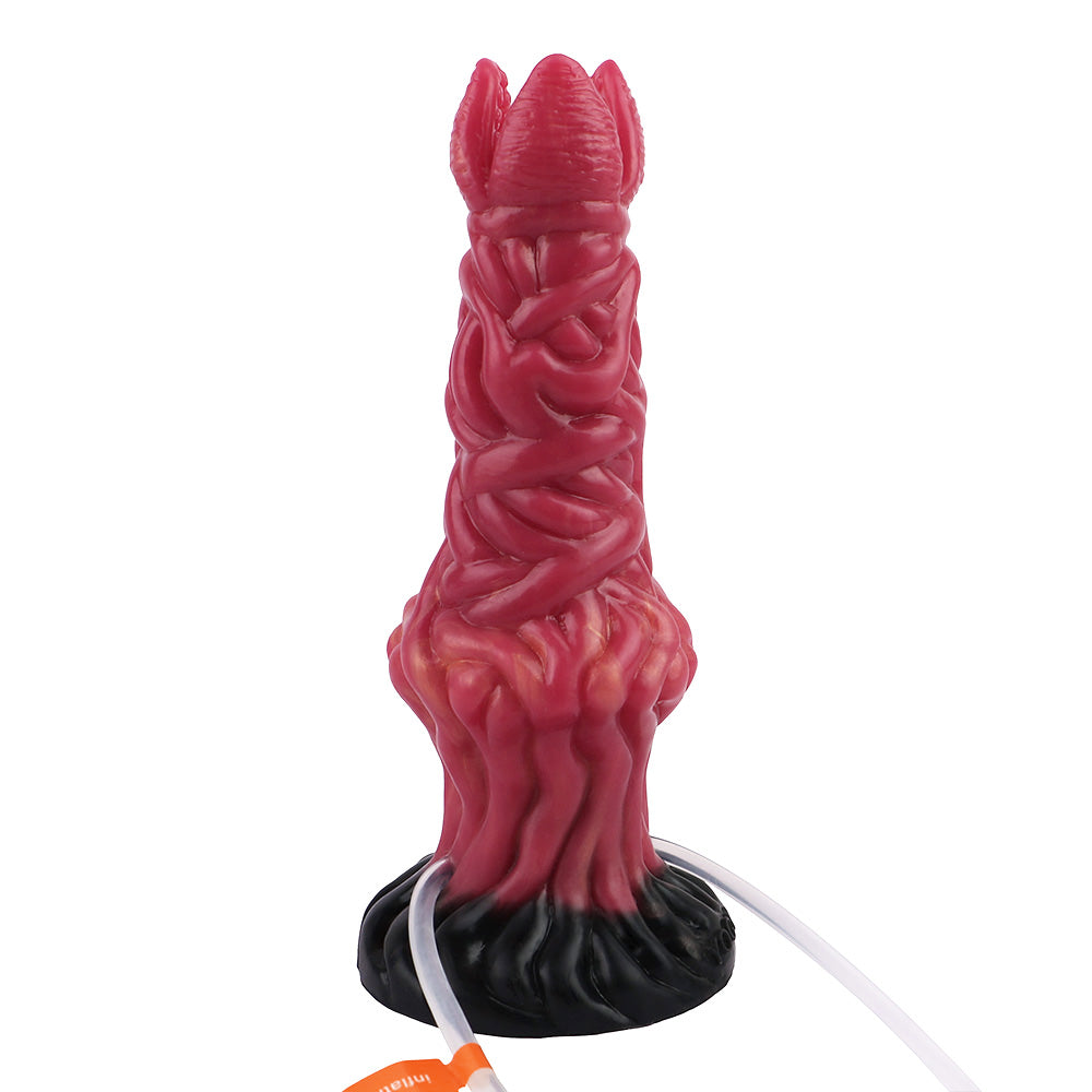 20cm Inflatable Alien Ovipositor Squirting Dildo