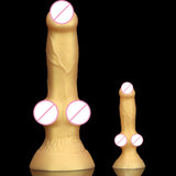 Load image into Gallery viewer, Small Yellow Dog Dildo Anal Toy