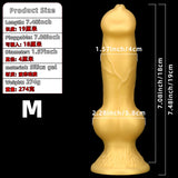 Load image into Gallery viewer, Large Golden Dog Dildo