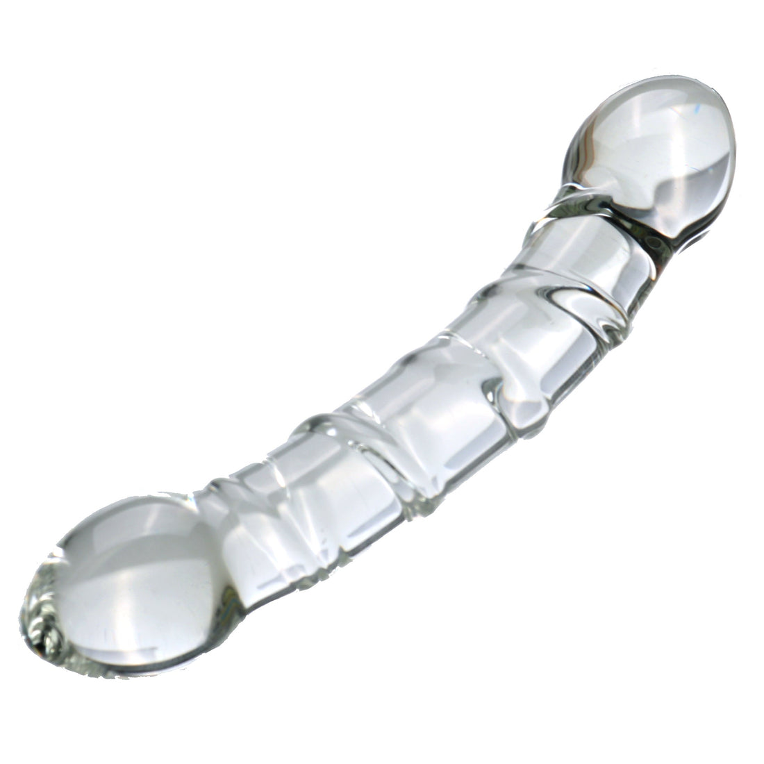 Glad Transparant Glazen Doppeldildo