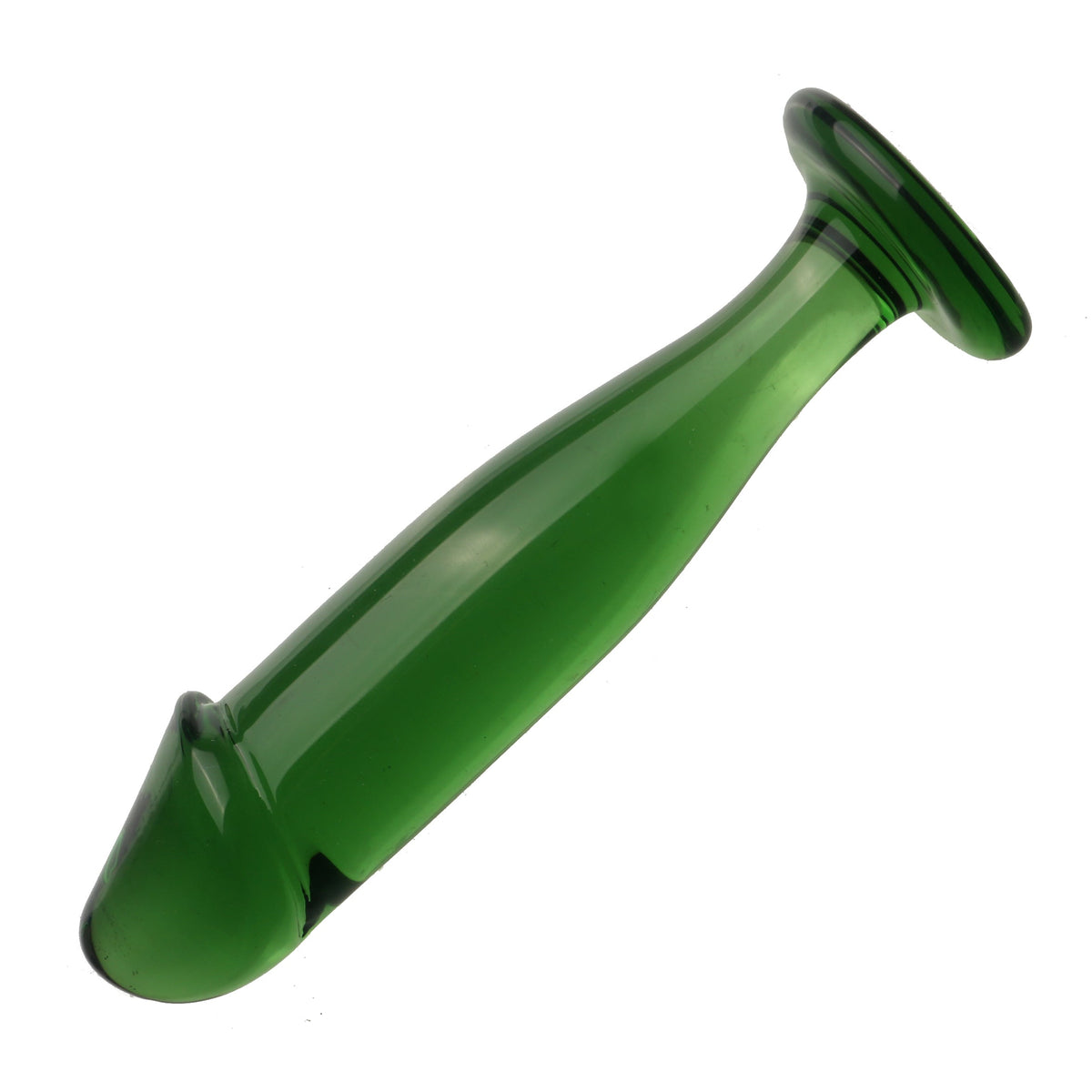 Glazen Dildo Met Anal Design En Transparante Look