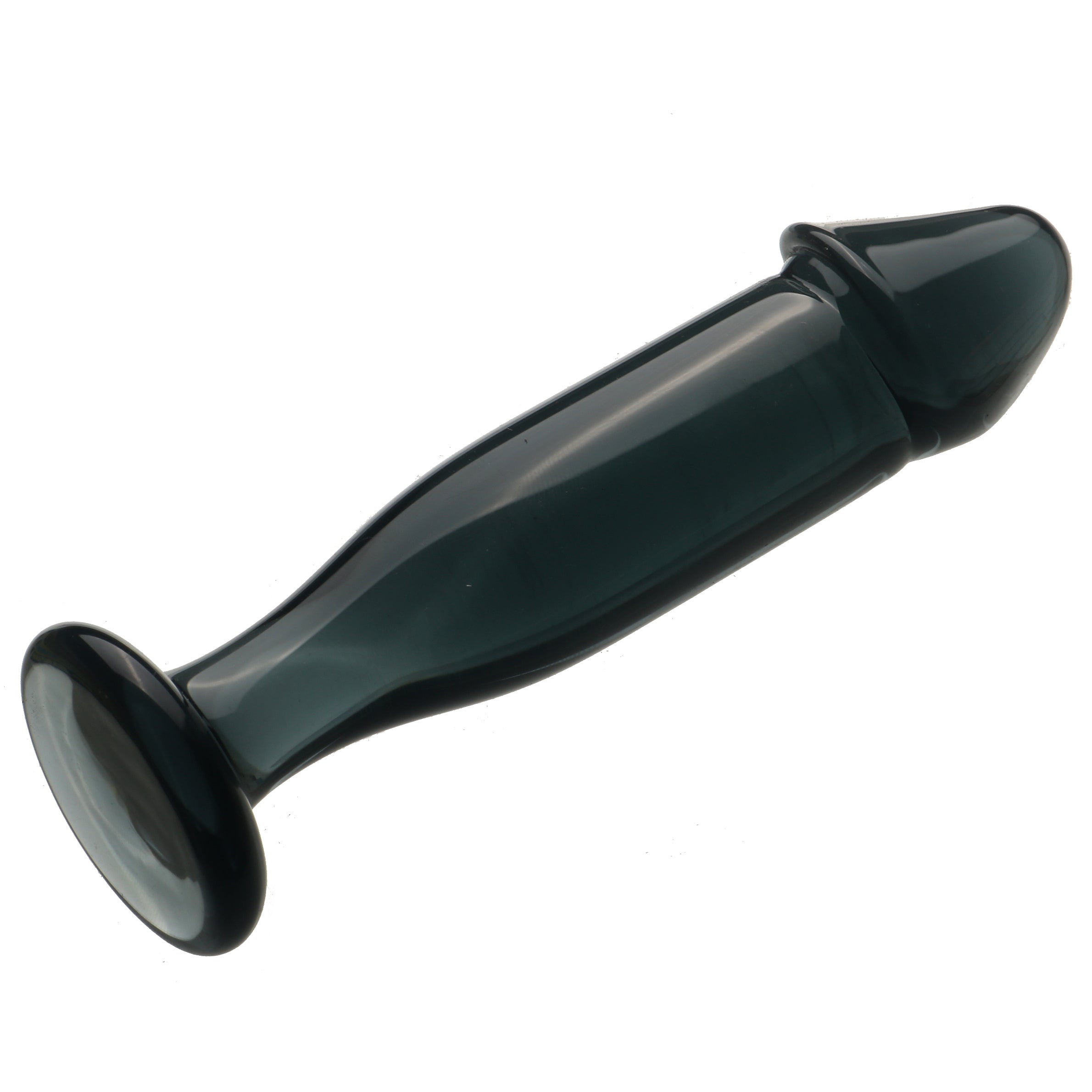 Glazen Dildo Met Anal Design En Transparante Look