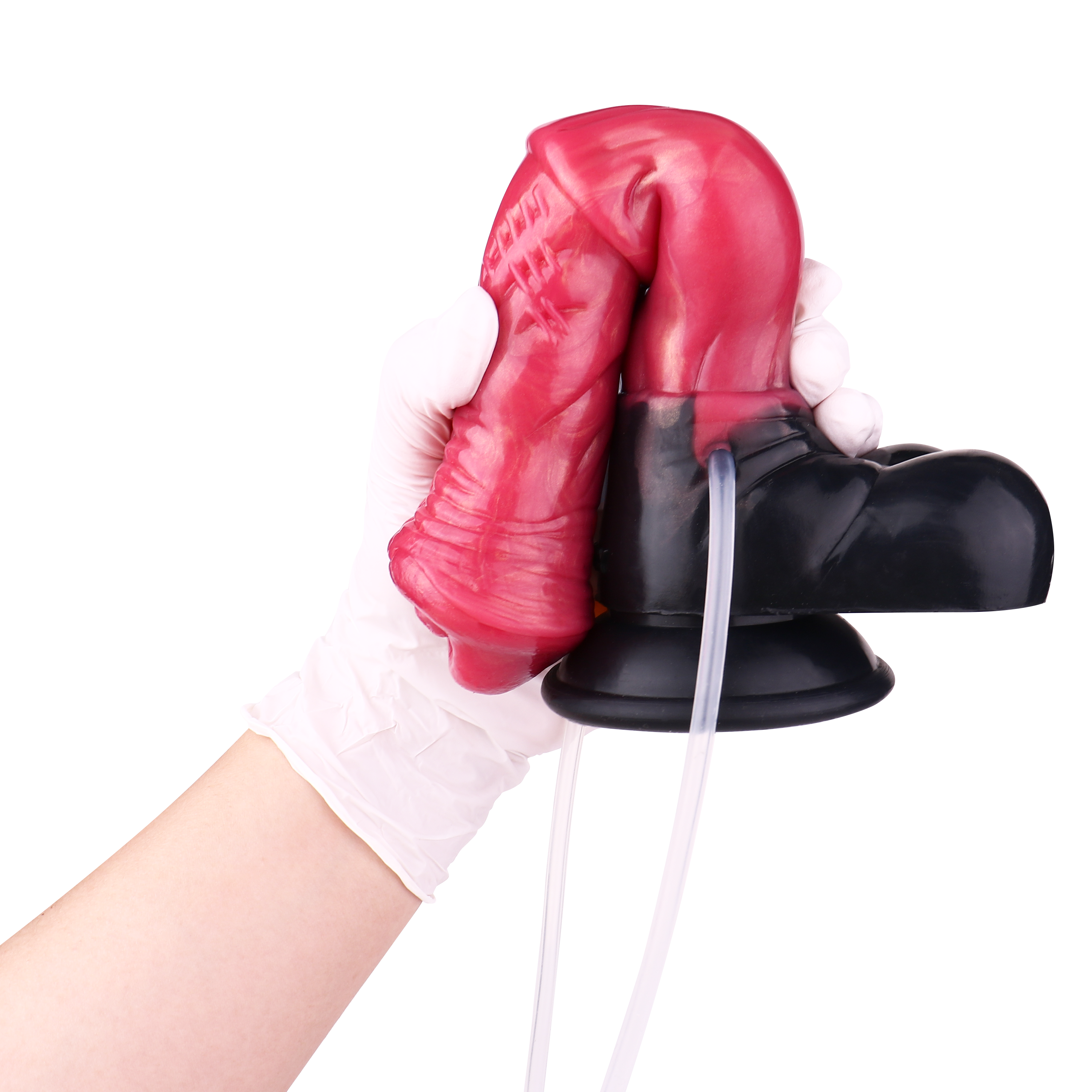 25.4 cm Rood Fantasy Horse Inflatable SquirtingDildo