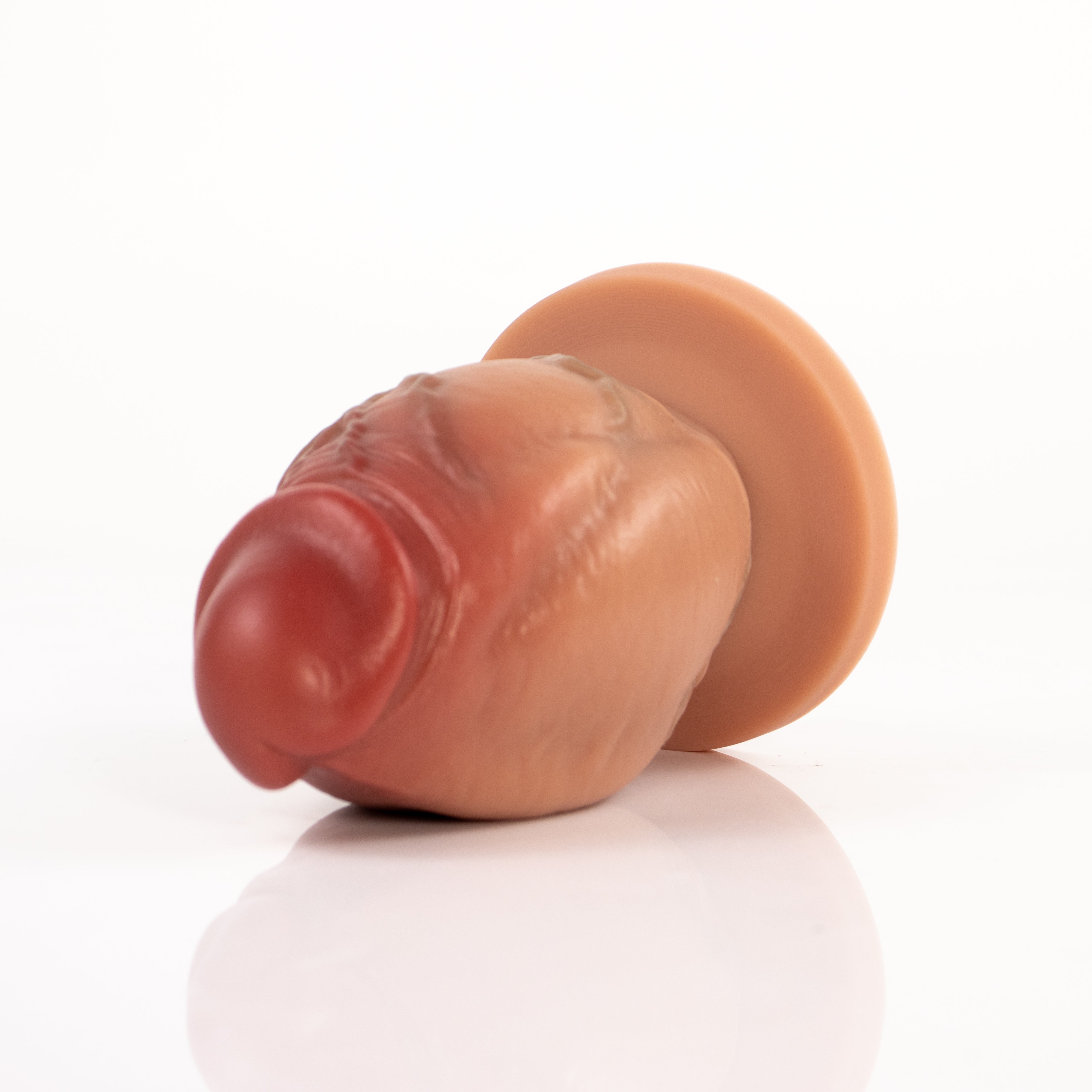 Realistic Short Penis Silicone Butt Plug