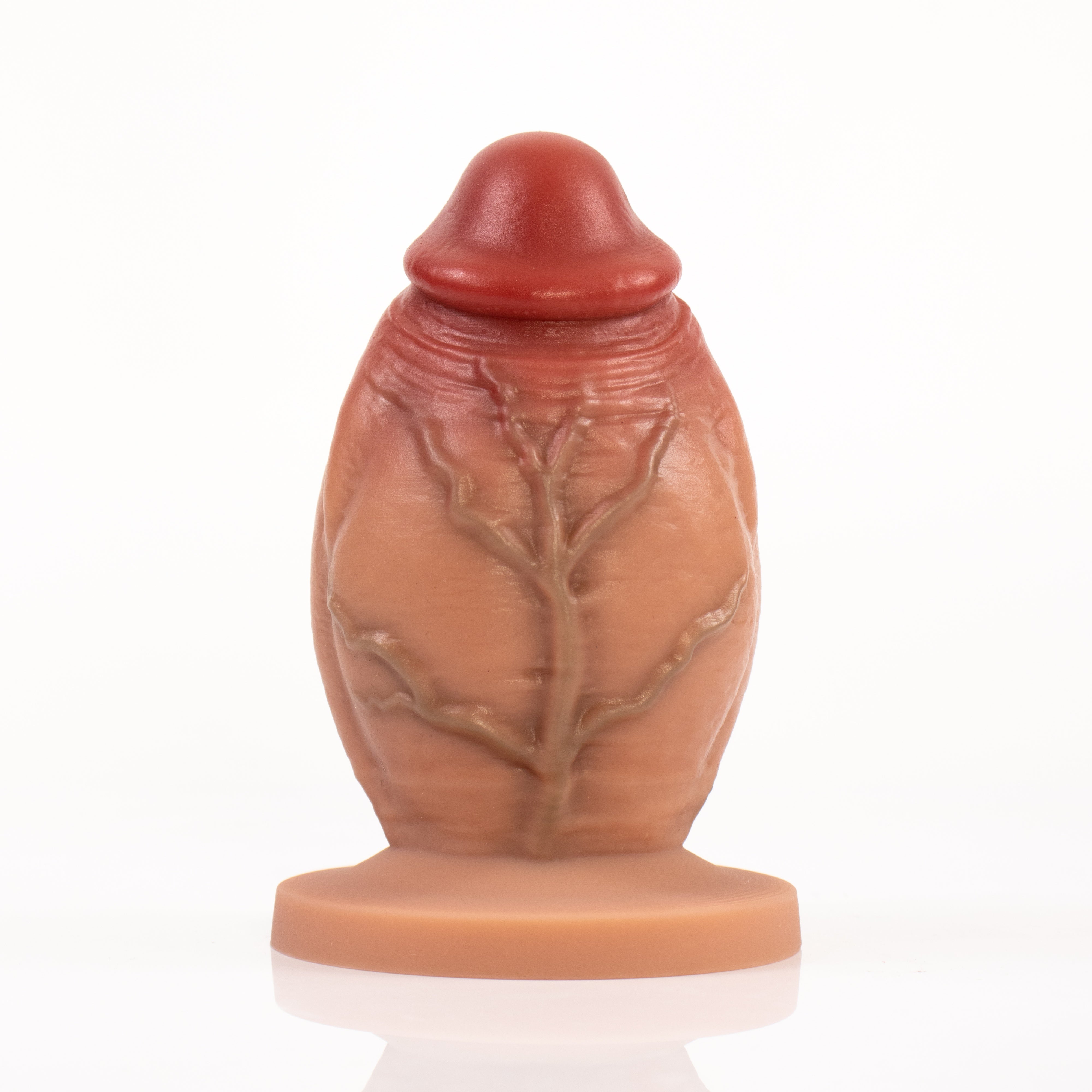 Realistic Short Penis Silicone Butt Plug