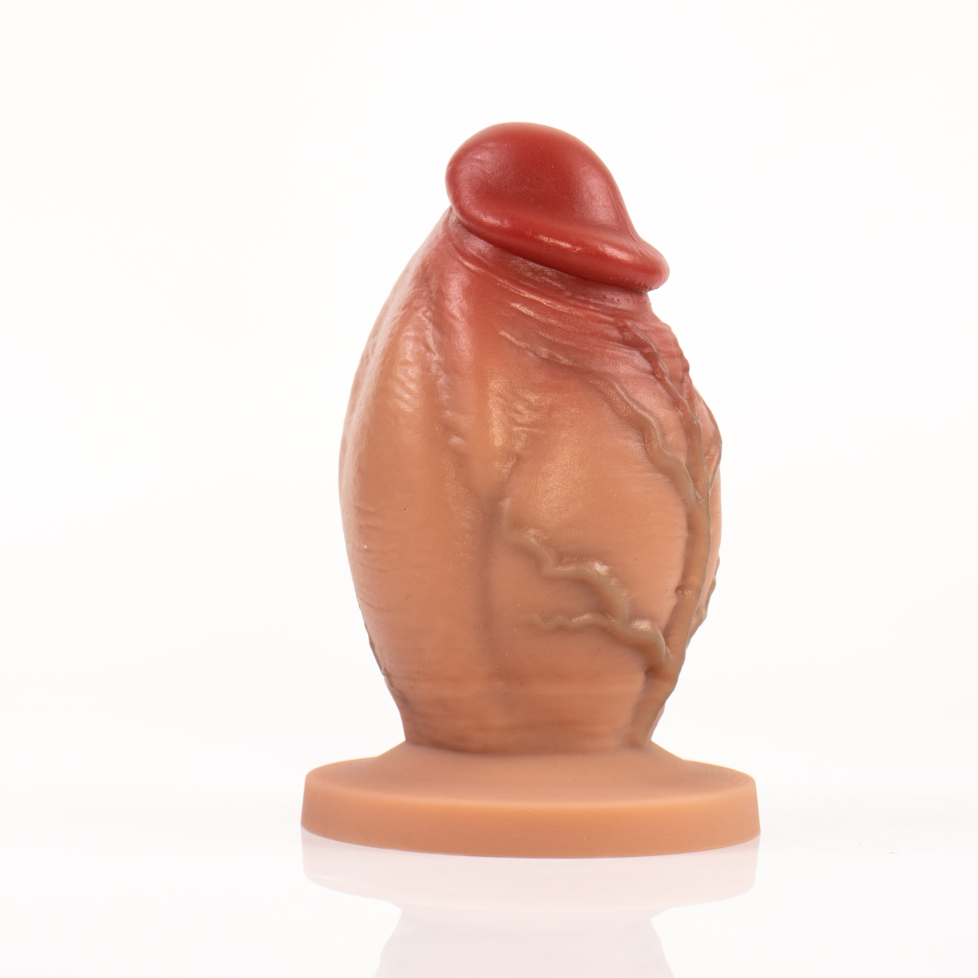Realistic Short Penis Silicone Butt Plug