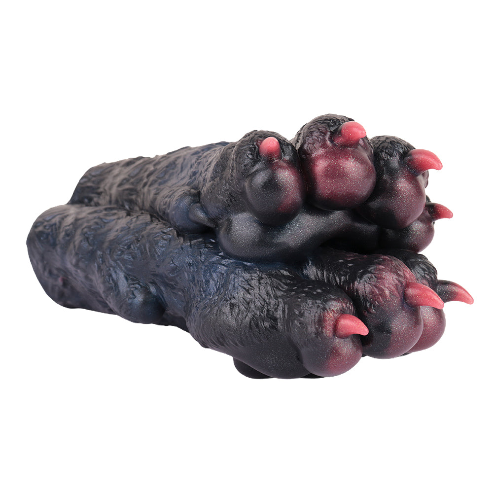 Zwarte Berenpoot Kunstvagina Masturbator Van Zacht Silicone